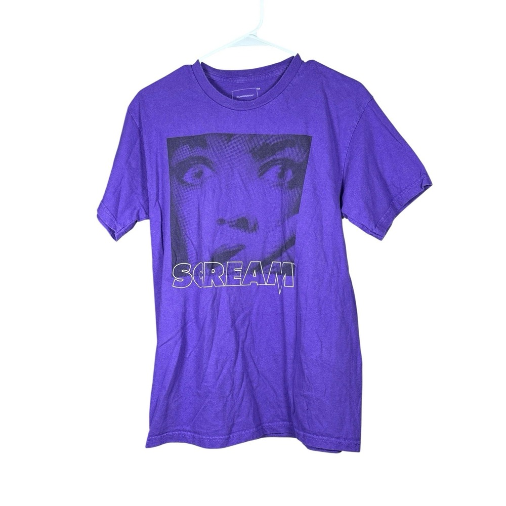 Dumbgood‎ Scream Movie Graphic Tee Purple T-Shirt Men's Size M Horror Cult